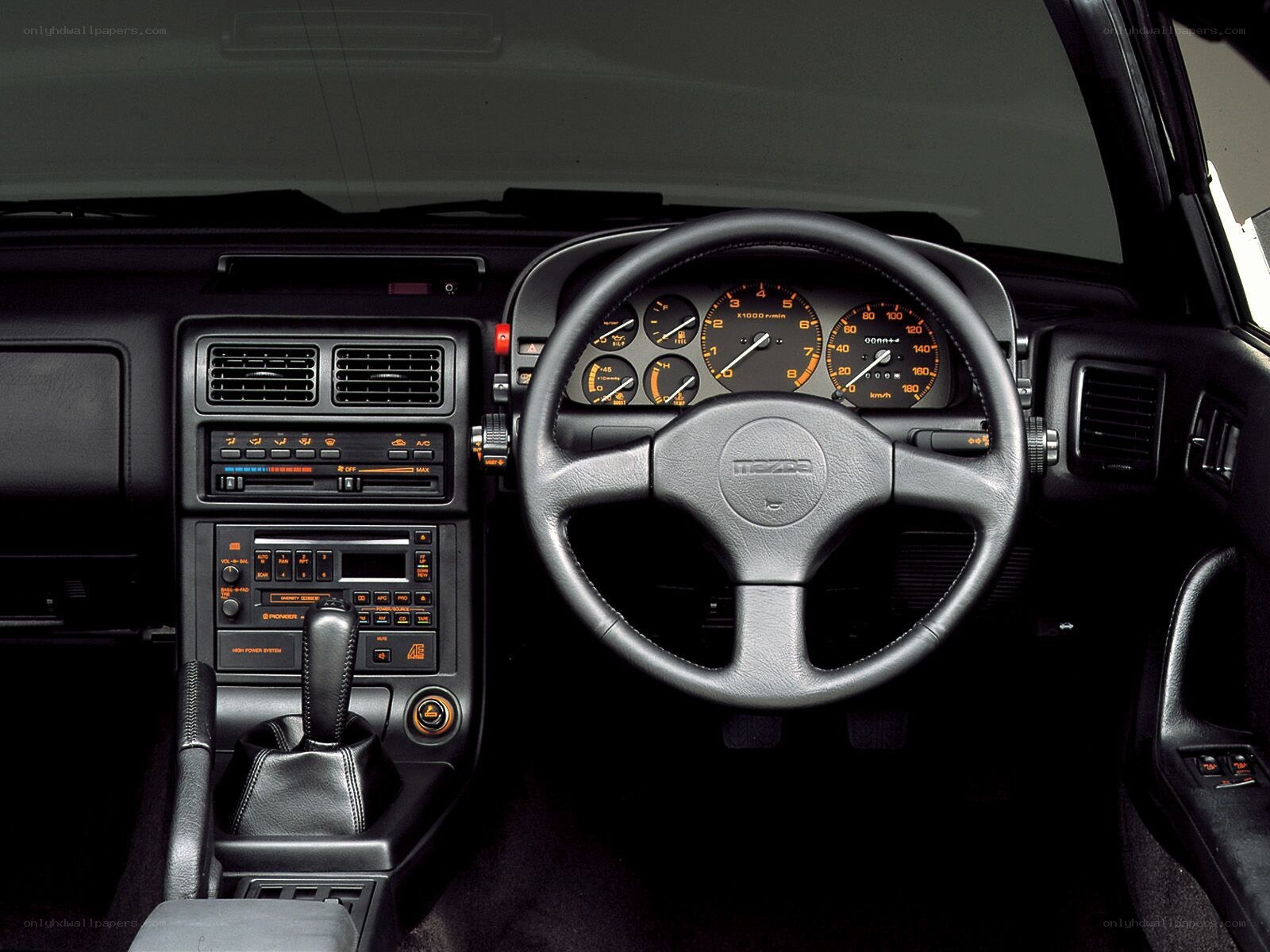 Mazda interior dashboard