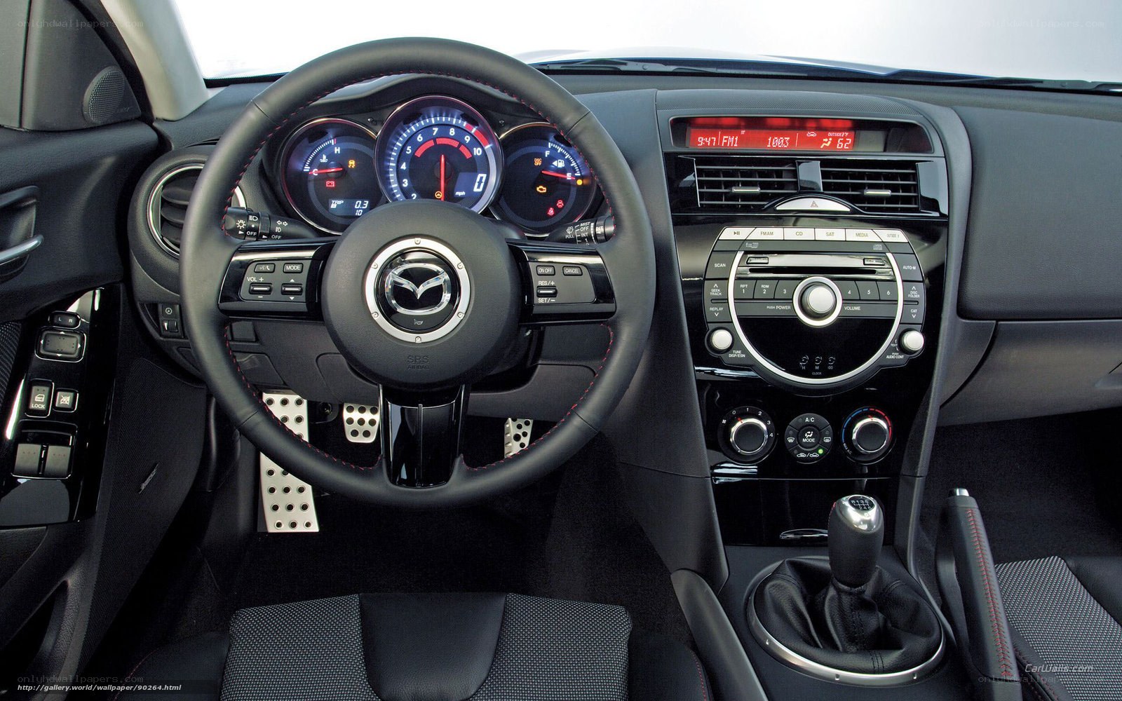 Mazda interior dashboard
