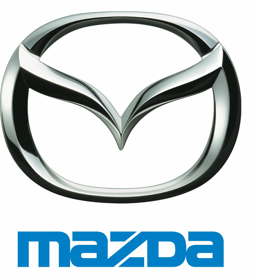 Mazda logo and brand name