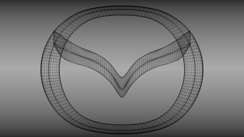 Mazda Logo Wireframe