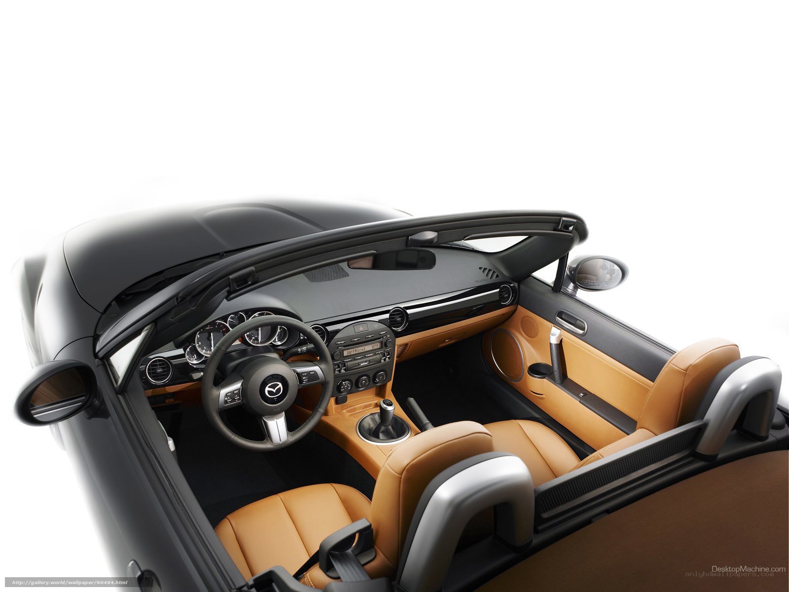 Mazda Miata interior view