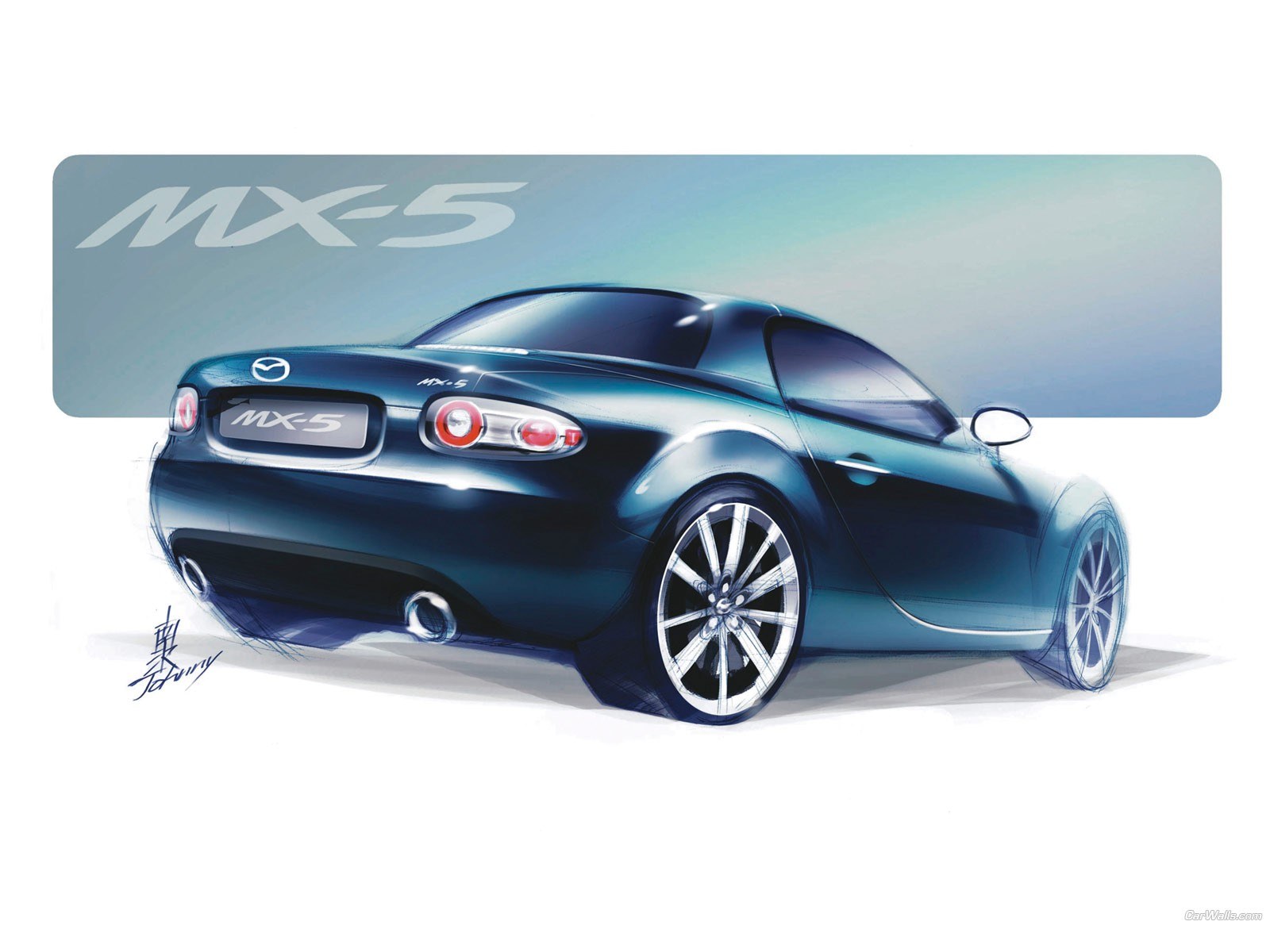Mazda MX-5 concept sketch
