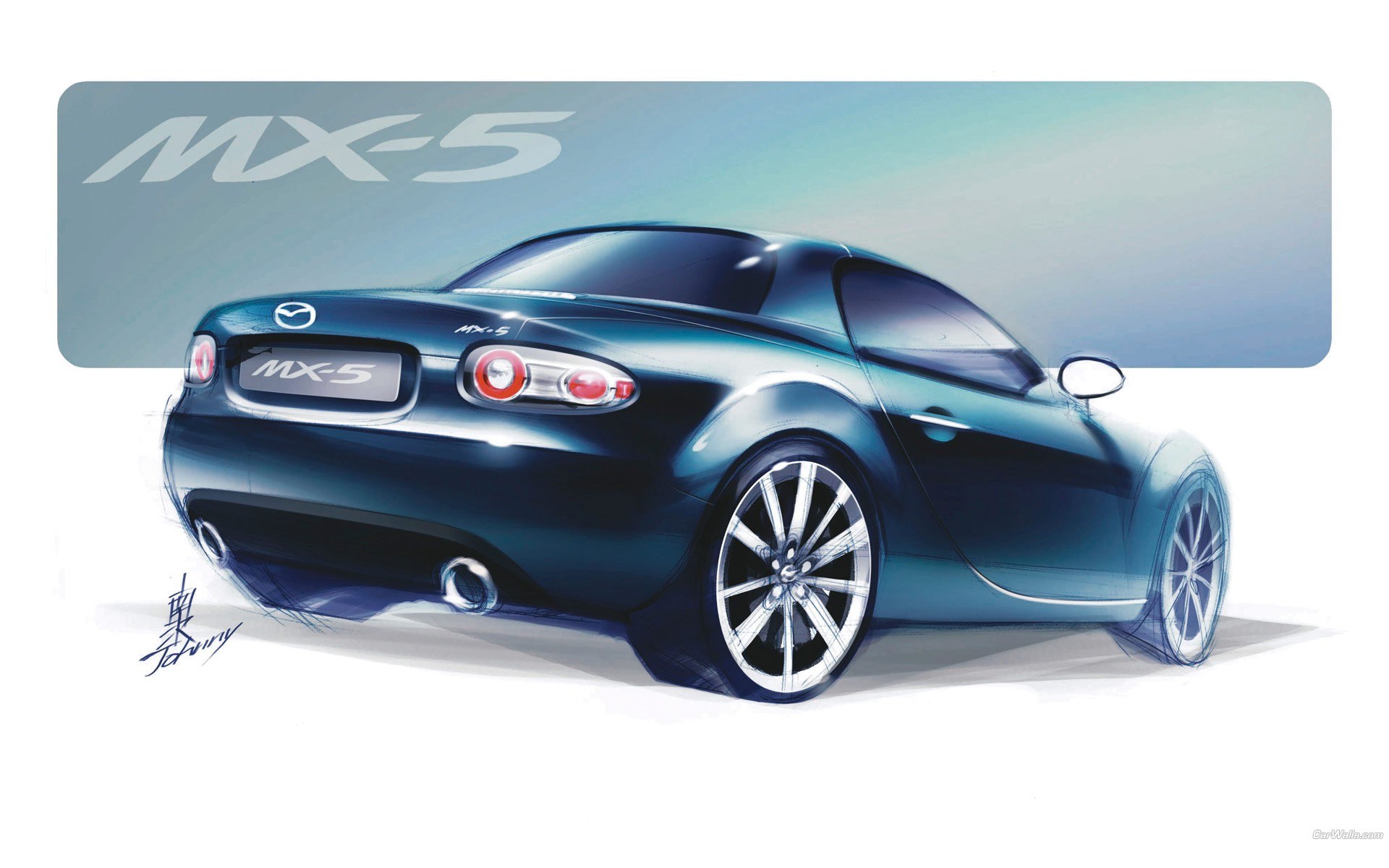 Mazda MX-5 concept sketch