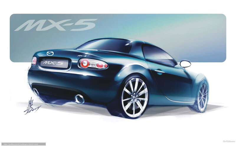 Mazda MX-5 concept sketch