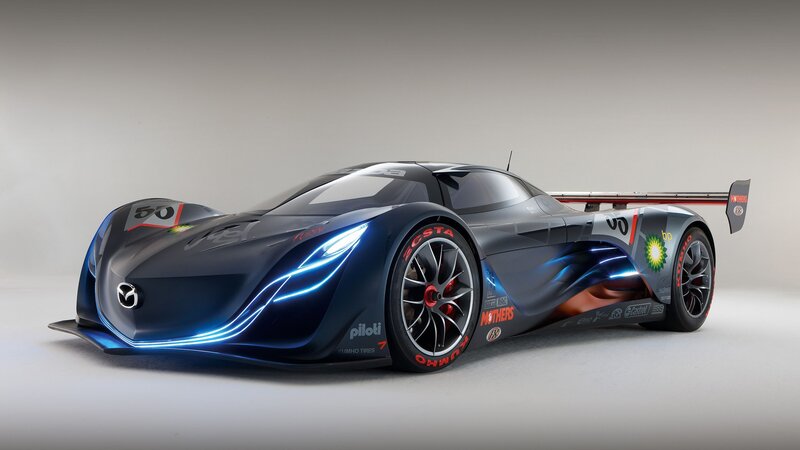 Mazda Race Car — Blue