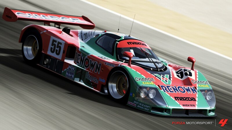 Mazda Race Car — Red