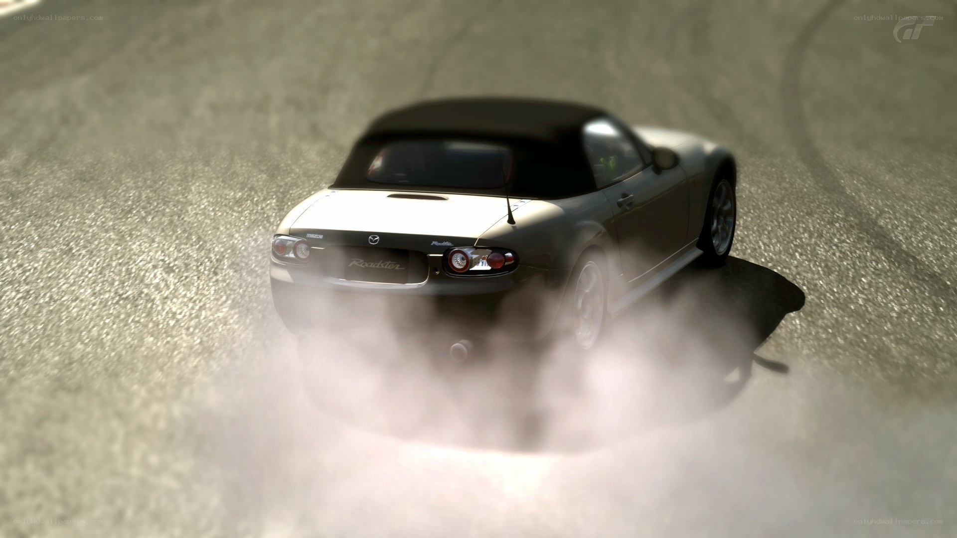 Mazda Roadster drifting