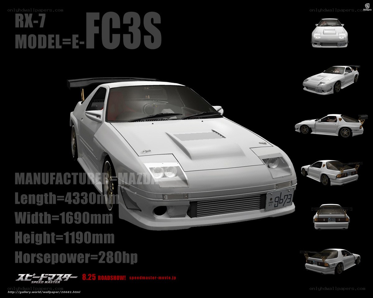 Mazda RX-7 FC3S car model