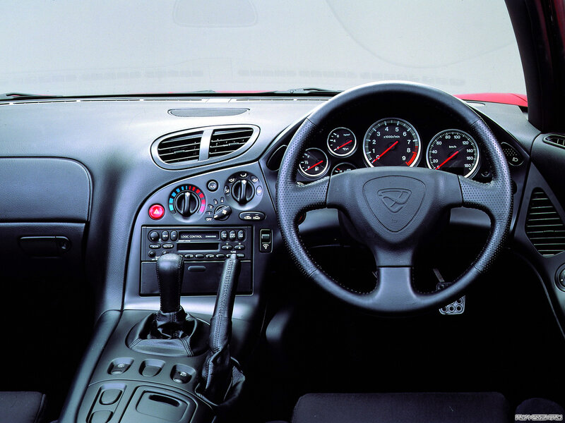 Mazda RX-7 interior dashboard