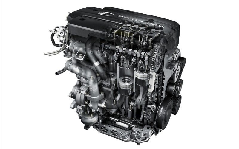 Mazda Skyactiv-G Engine — Black