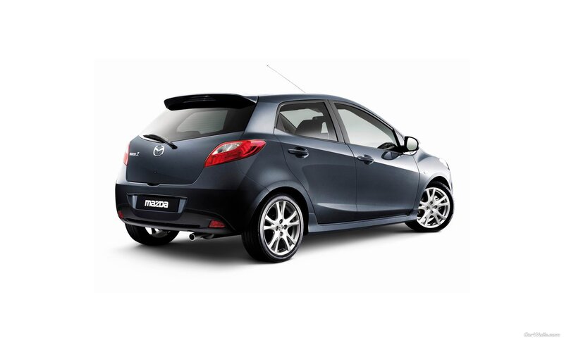 Mazda2 hatchback rear view