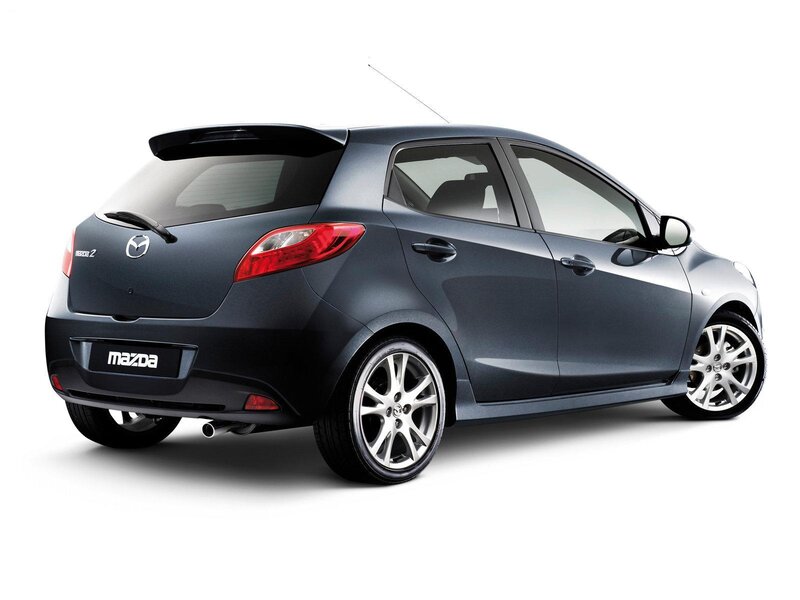 Mazda2 hatchback rear view