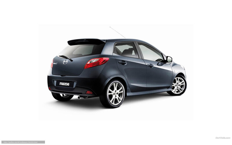 Mazda2 hatchback rear view