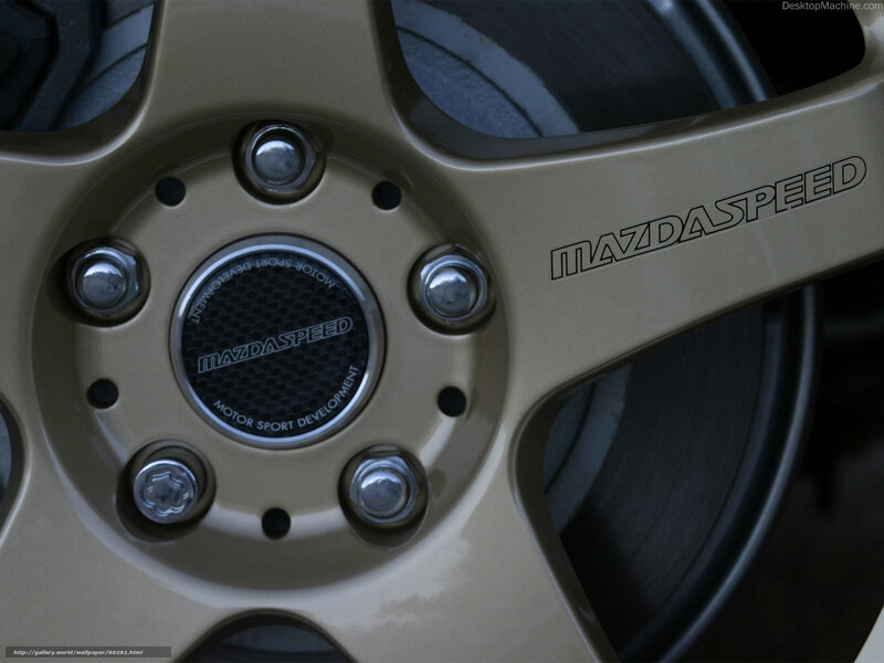 Mazdaspeed wheel close-up