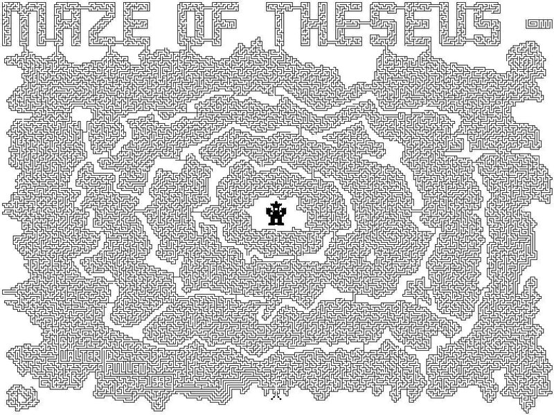 Maze of Theseus puzzle