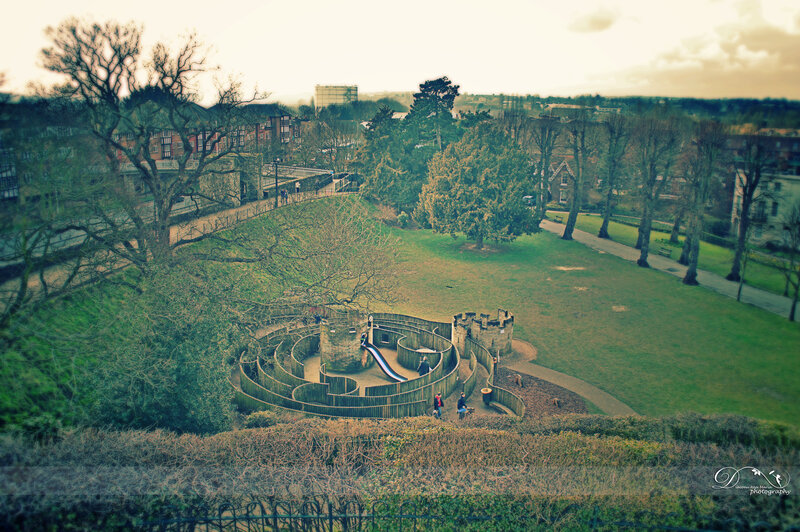 Maze Playground in Park