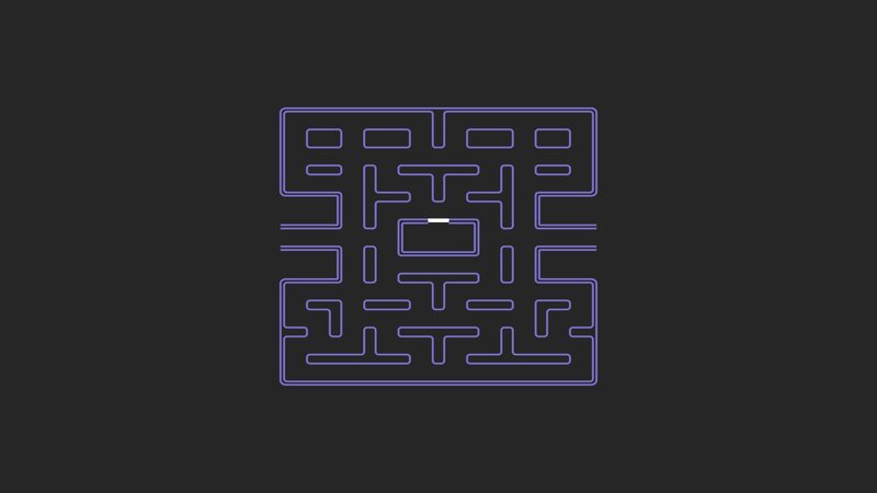 Maze with Central Dot