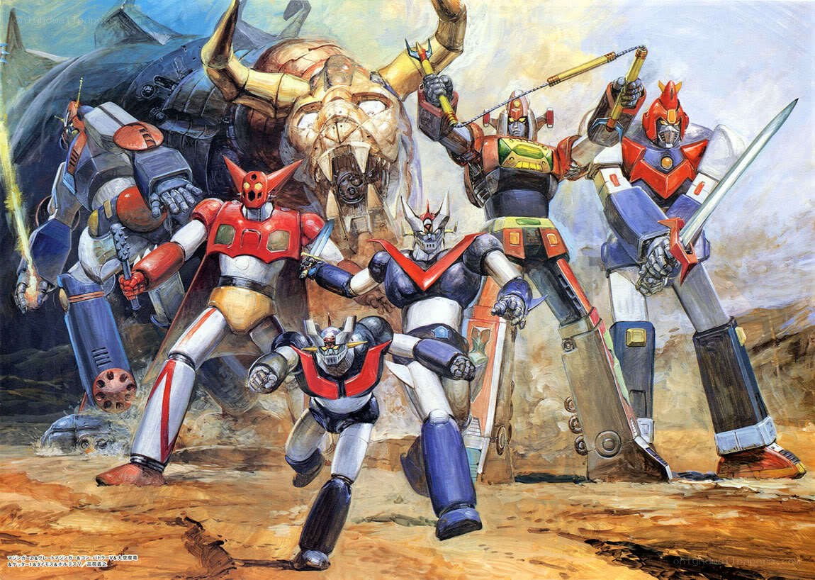 Mazinger Z and robot allies