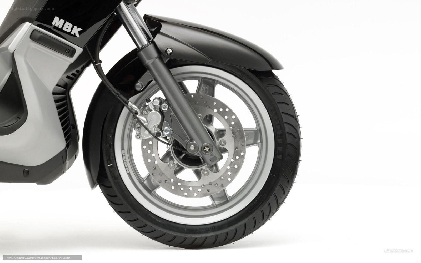 MBK scooter front wheel