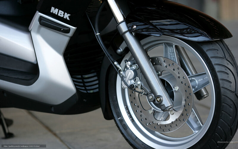 MBK scooter front wheel