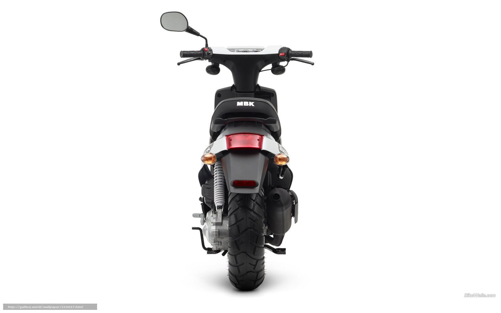 MBK scooter rear view