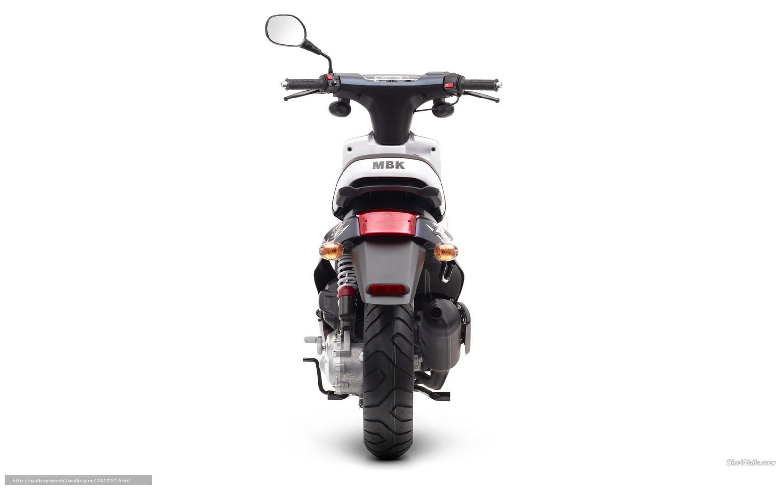 MBK scooter rear view