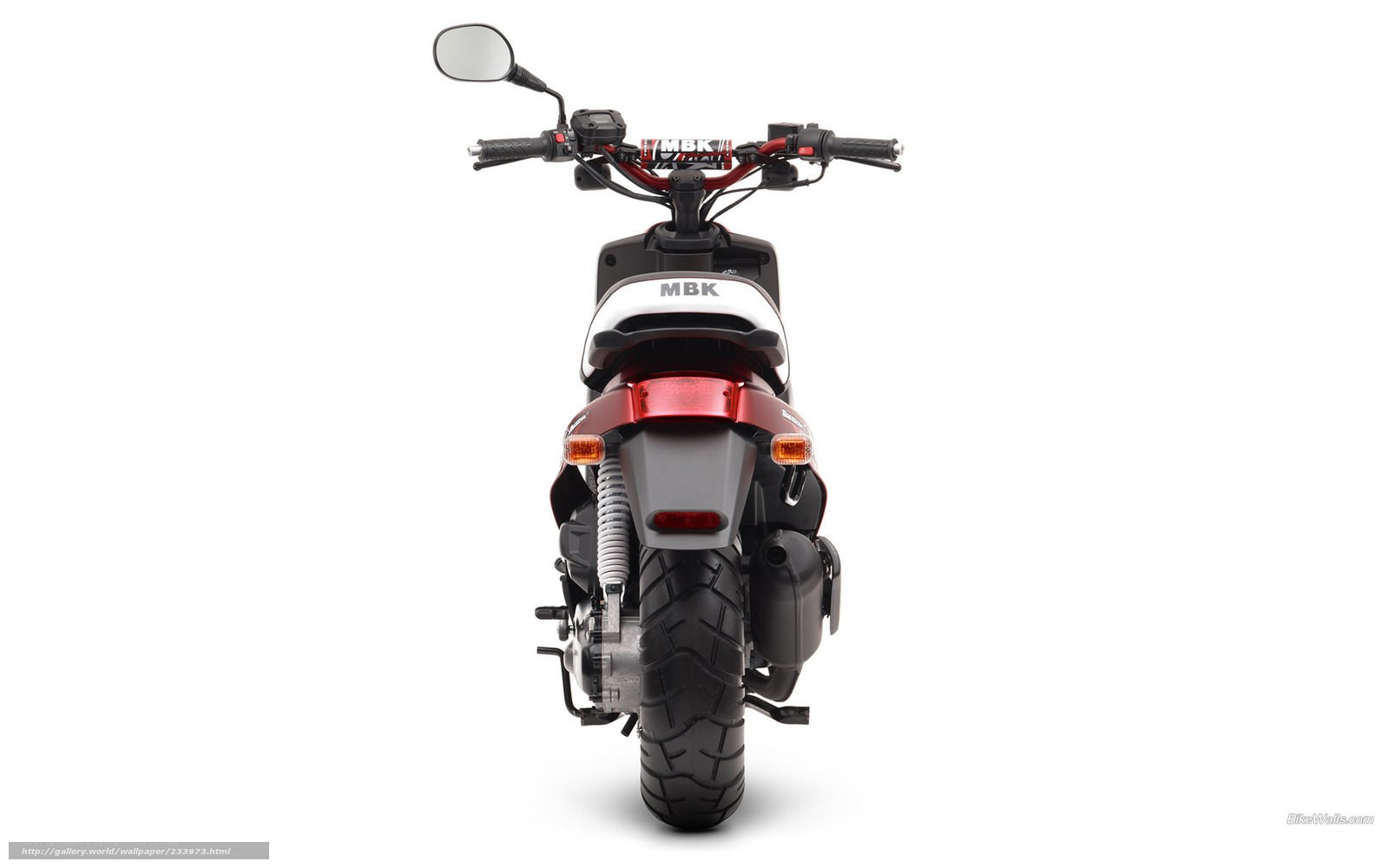 MBK scooter rear view