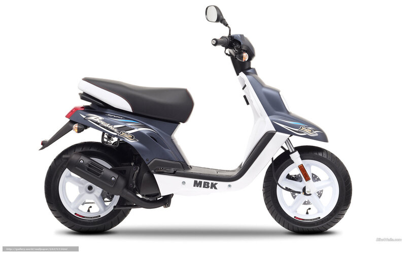 MBK scooter side profile