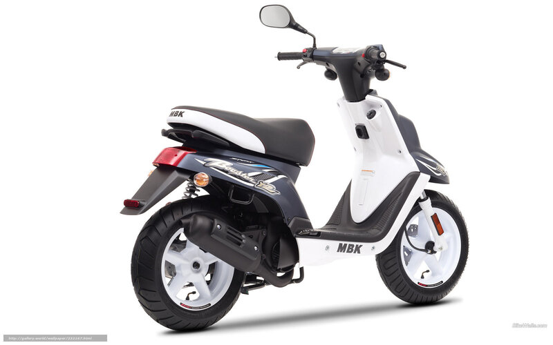 MBK scooter side view
