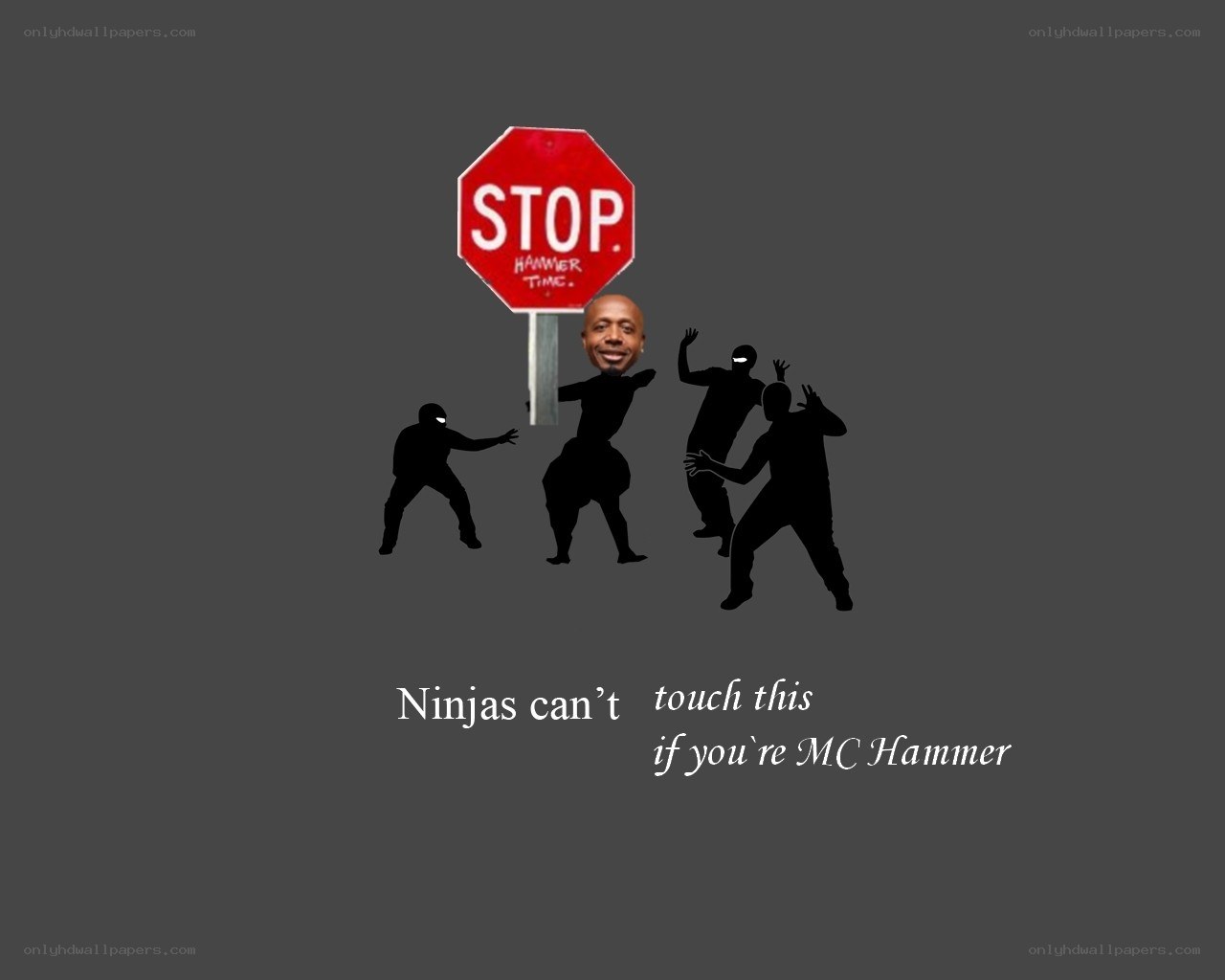 MC Hammer and ninjas