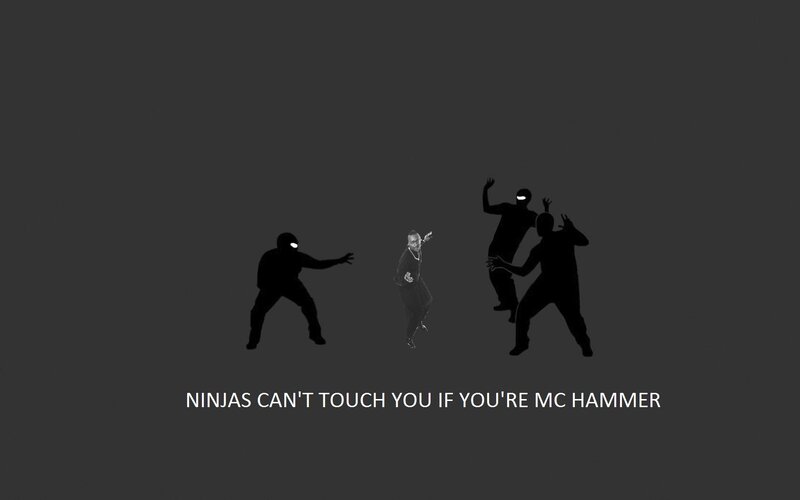 MC Hammer vs Ninjas