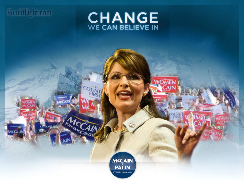 McCain-Palin campaign poster