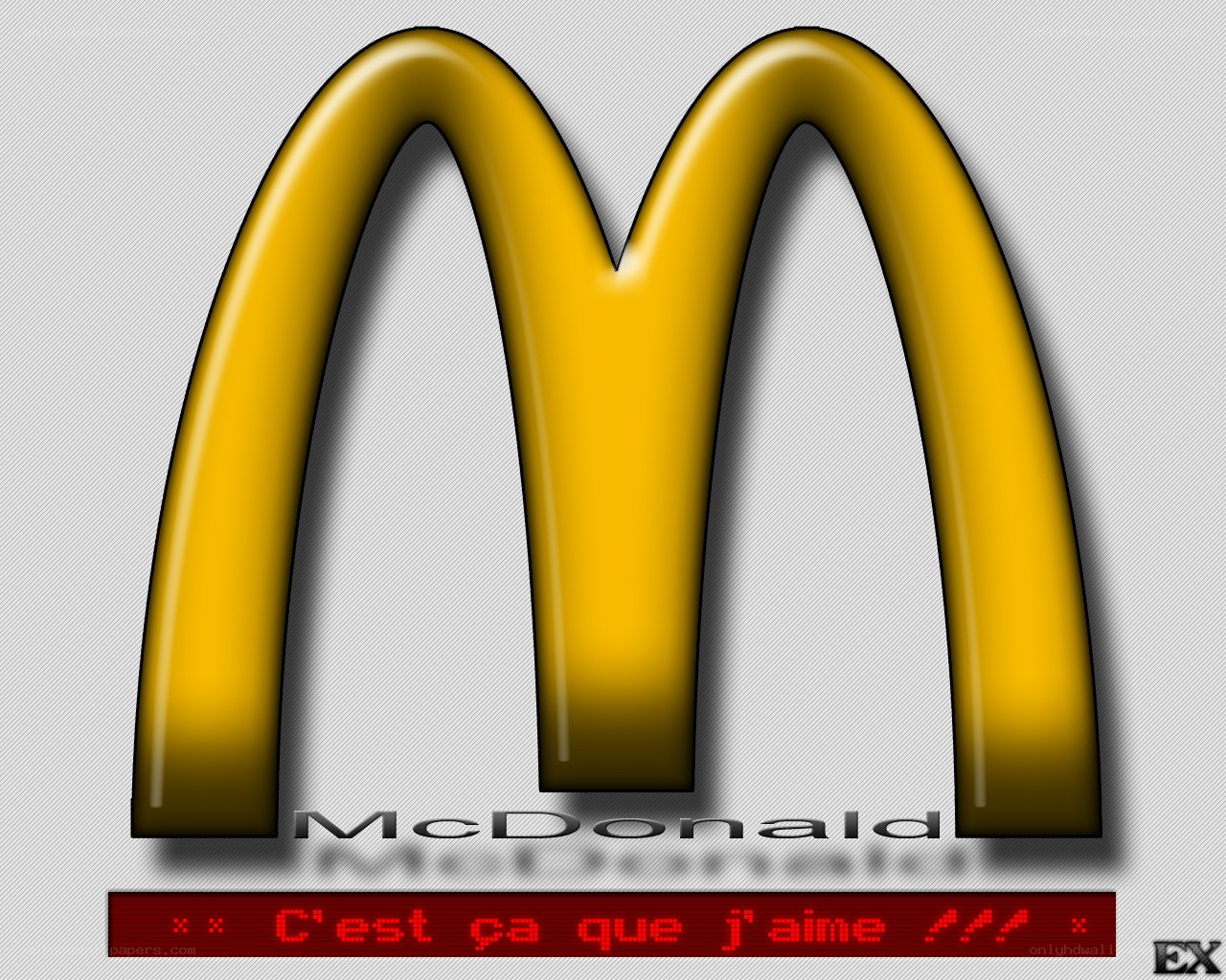 McDonald's golden arches