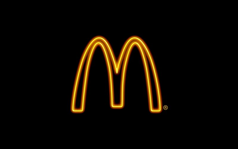 McDonald's neon logo