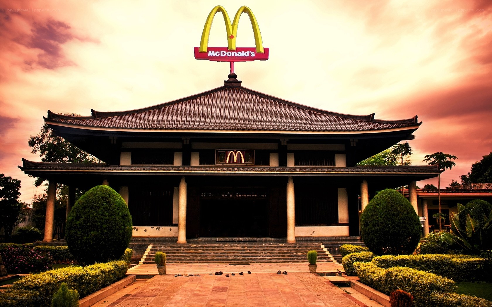 McDonald's with traditional architecture