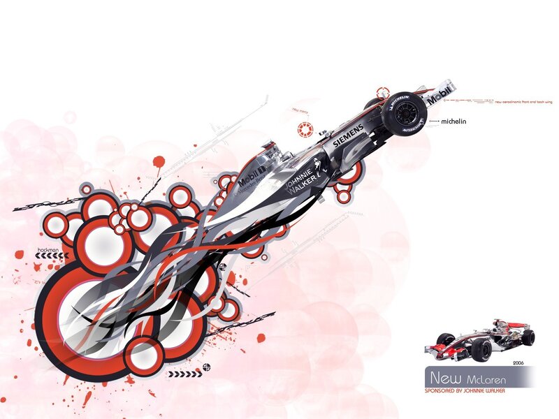McLaren F1 car artwork