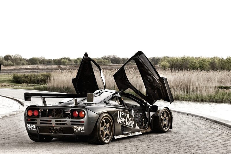 McLaren F1 GTR with doors open