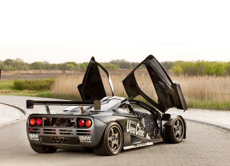 McLaren F1 GTR with open doors