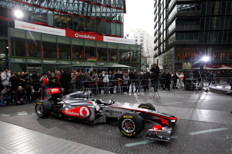 McLaren Formula 1 car display
