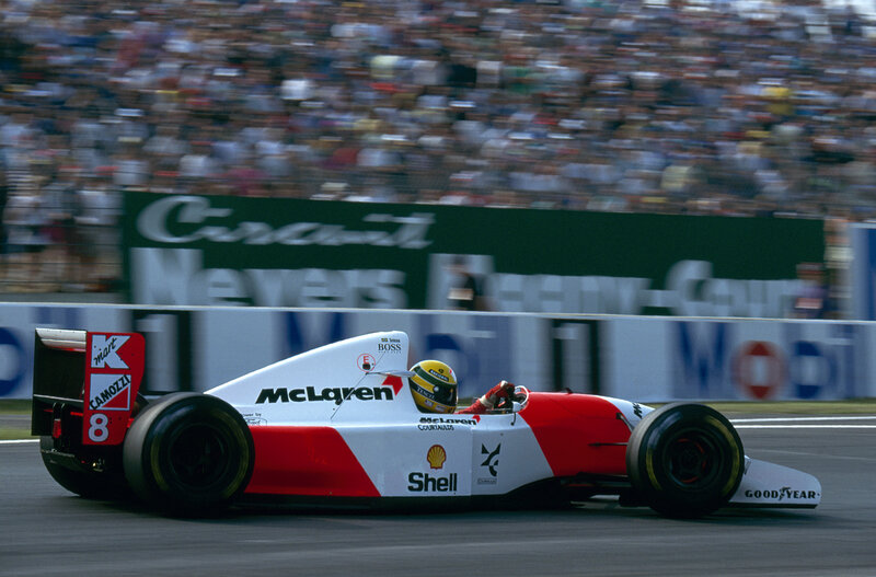 McLaren Formula 1 car on track
