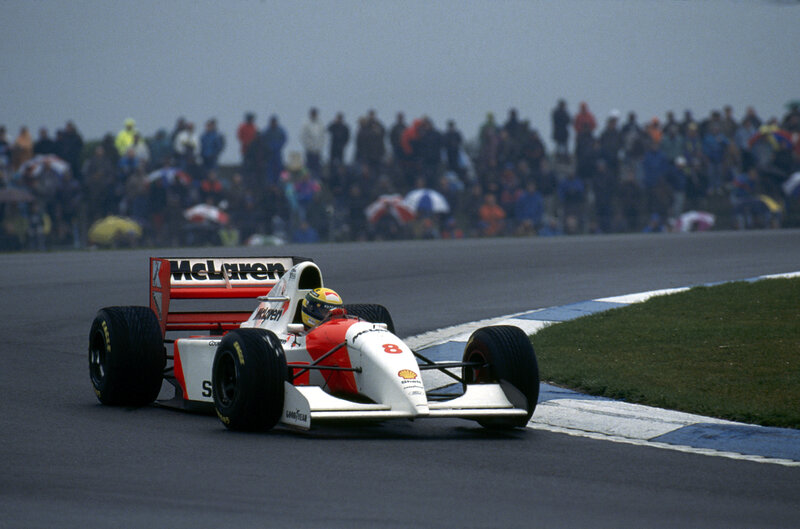 McLaren Formula 1 car on track