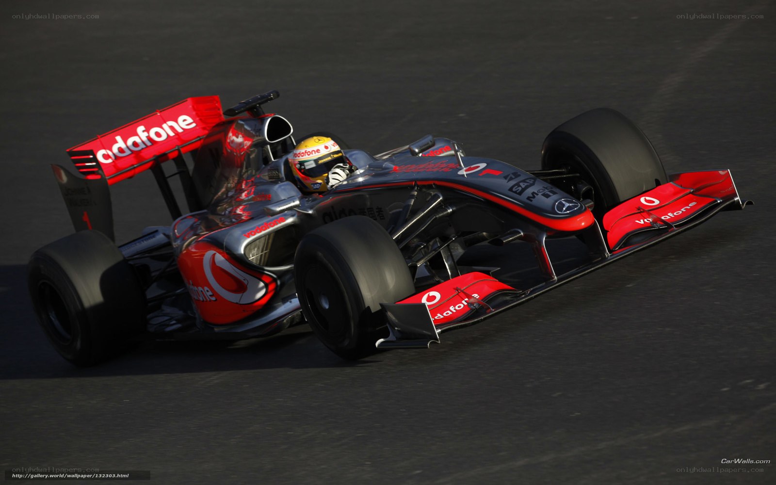 McLaren Formula 1 car on track