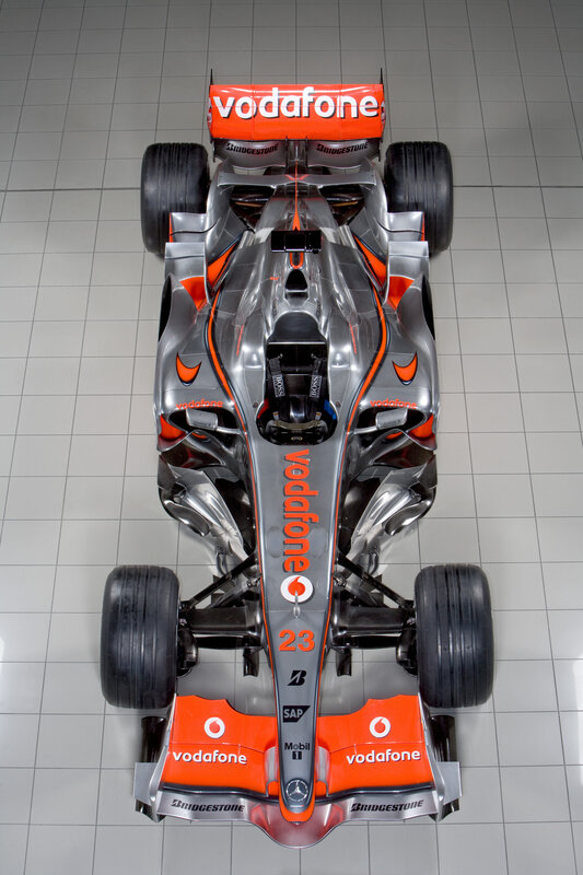 McLaren Formula 1 Car — Silver