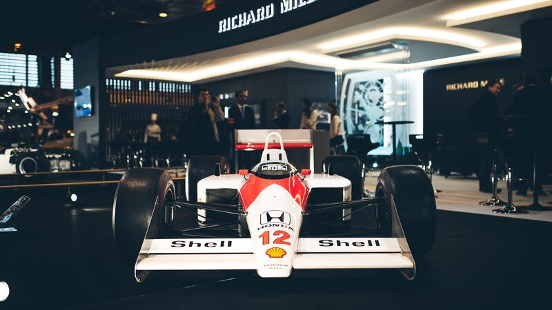 McLaren Formula 1 Car — White, Dramatic