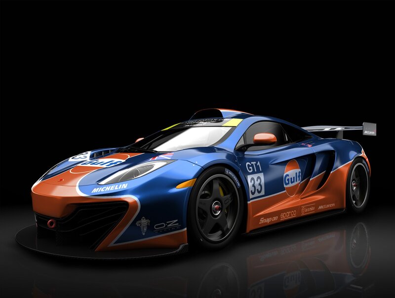 McLaren GT1 race car