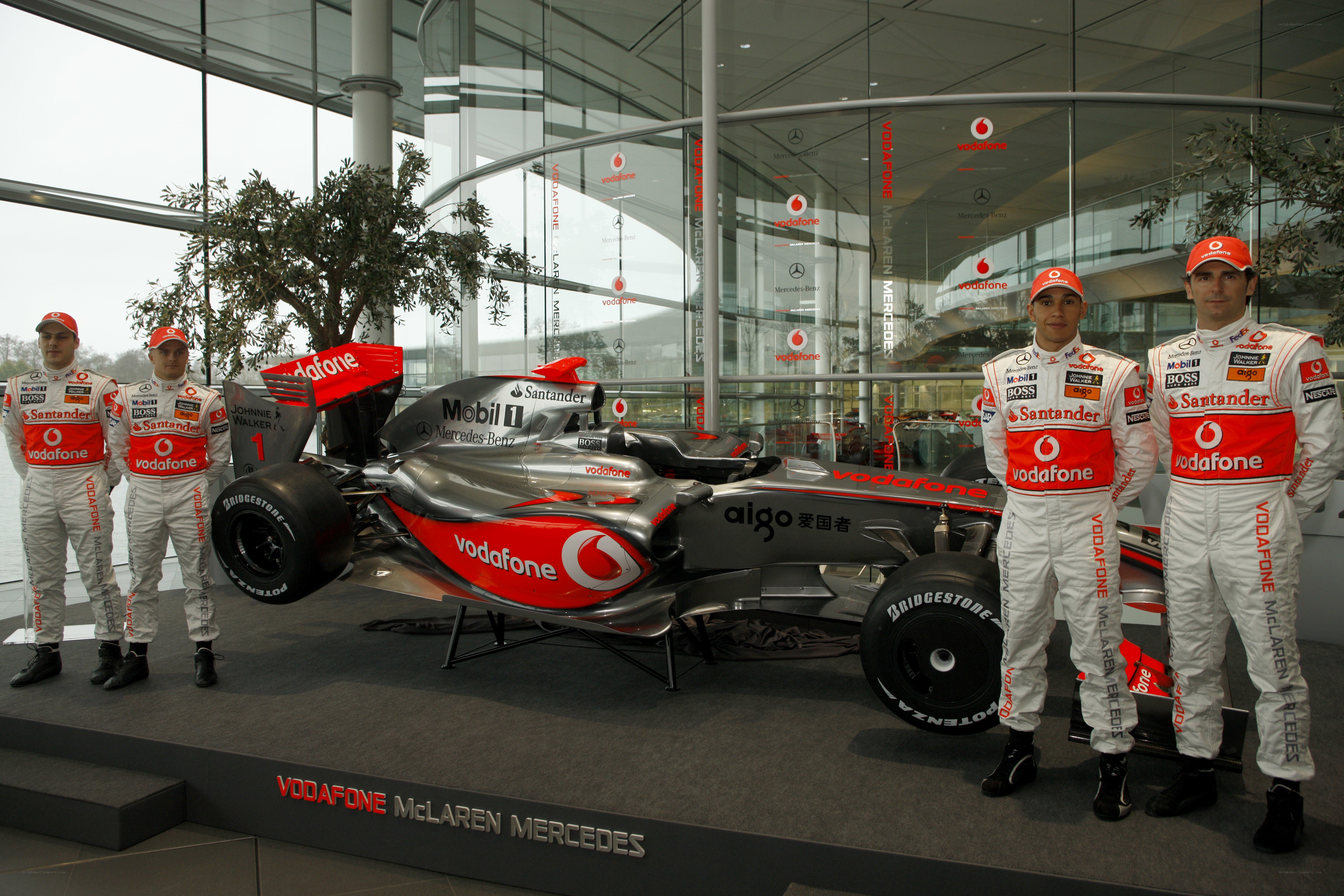 McLaren Mercedes team presentation