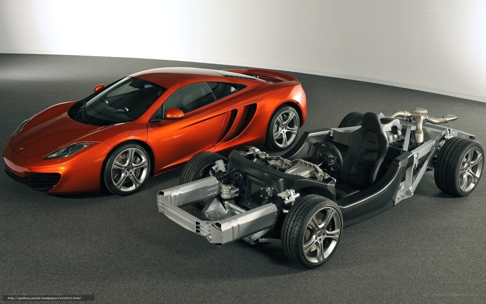 McLaren MP4-12C and chassis