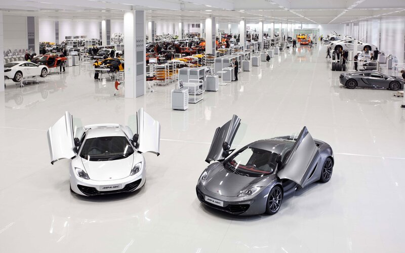 McLaren MP4-12C Cars — White