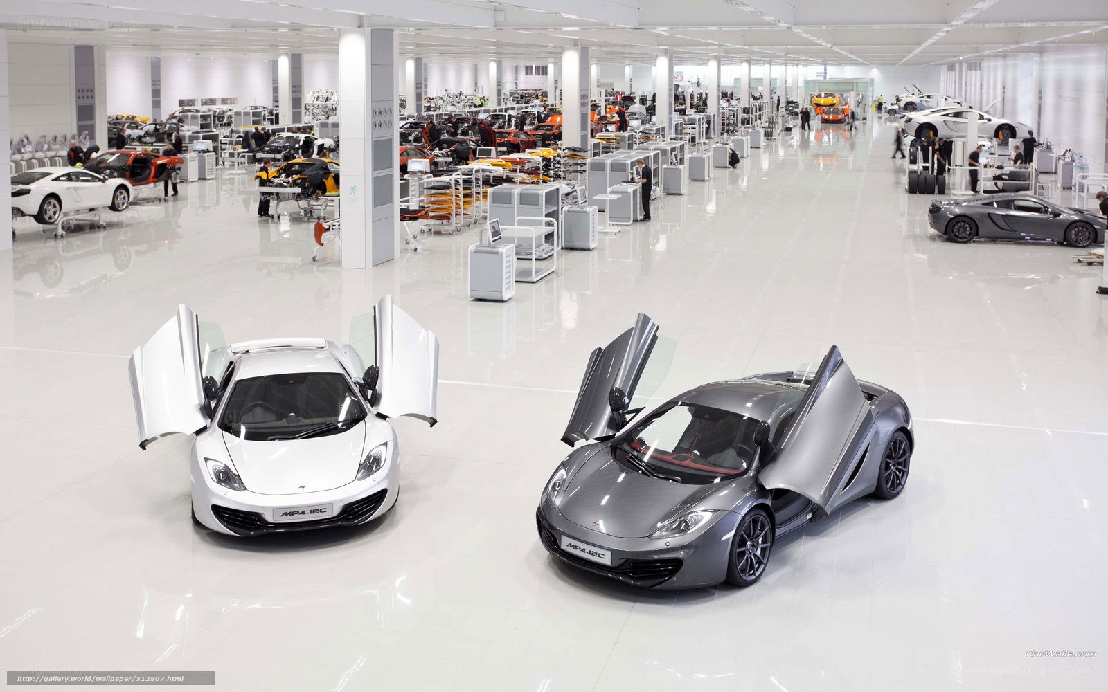 McLaren MP4-12C factory