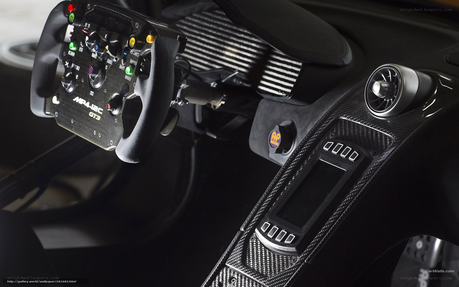 McLaren MP4-12C GT3 interior